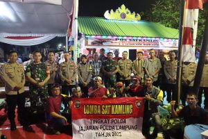 Tim Penilai Lomba Satkamling Polda Lampung Apresiasi Pos Kamling Labuhan Ratu Raya