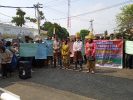 Ratusan Massa Pejuang Tanah Umbul Hamara Tuha Minta Majelis Hakim Bebaskan Nofrika Duris Pratama