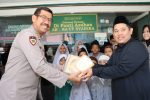 Polri Peduli Literasi, Polresta Bandarlampung Bagikan Buku ke Dua Panti Asuhan