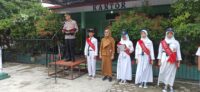 Edukasi Pelajar, Waka Polresta Hingga Pejabat Utama Polresta Bandarlampung Jadi Pembina Upacara di Sekolah