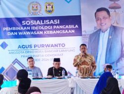 Anggota DPRD Bandarlampung Agus Purwanto Imbau, Nilai – Nilai Pancasila Terus Diterapkan di Masyarakat