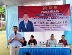 Anggota DPRD Bandarlampung Rizaldi Adrian Prihatin Merosotnya Nilai – Nilai Pancasila di Masyarakat