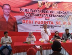 Anggota DPRD Bandarlampung Dedi Yuginta Imbau Serap dan Tanamkan Budaya yang Baik