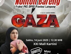 Peduli Kemanusiaan, Fraksi PKS DPRD Lampung Gelar Nonton Bareng Film “Hayya 3: Gaza”