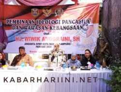 Anggota DPRD Bandarlampung Wiwik Anggraini Imbau Nilai – Nilai Pancasila Diimplementasikan Sehari – Hari