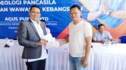 Anggota DPRD Bandarlampung Agus Purwanto Langsung Terapkan Nilai – Nilai Pancasila ke Warga