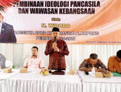 Anggota DPRD Bandarlampung H. Widodo Tegaskan Penguatan Nilai Pancasila untuk Membangun Karakter yang Kuat