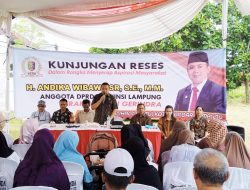 Perbaikan Jalan dan Fasum Menjadi Aspirasi Warga di Reses Anggota DPRD Lampung Andika Wibawa