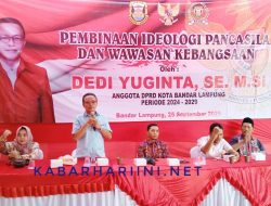 Anggota DPRD Bandarlampung Dedi Yuginta Tegaskan, Ideologi Pancasila Harus Terus Digalakkan di Masyarakat