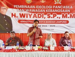 Pimpinan DPRD Bandar Lampung Wiyadi Tegaskan Pancasila Pedoman Menjaga Ketertiban dan Kelestarian Hidup