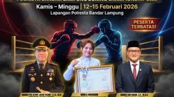 Polresta Bandarampung dan Perbati Lampung Gelar Kejuaraan Tinju Championship 2026