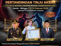 Polresta Bandarampung dan Perbati Lampung Gelar Kejuaraan Tinju Championship 2026