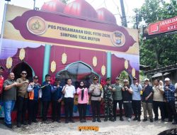 Bupati Pesawaran Meninjau Pos Pengamanan Sejumlah Destinasi Wisata