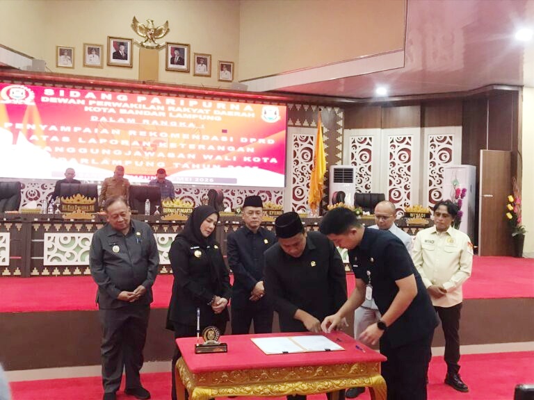 1779177799120-01 DPRD Bandarlampung Gelar Paripurna LKPJ Walikota TA 2025