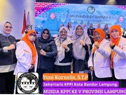 ‎Yuni Karnelis Hadiri Musda V KPPI Lampung, Teguhkan Komitmen Perempuan dalam Politik‎